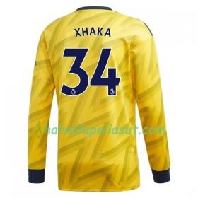 Jalkapallo Pelipaidat Arsenal Granit Xhaka 34 Vieraspaita 2019-2020 Pitkähihainen